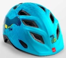 ČELADA MET GENIO mo. dinozavri + lučka + mrežica