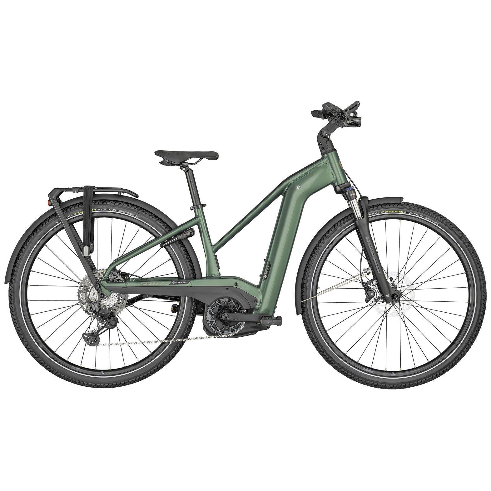 ŽENSKO ELEKTRIČNO MESTNO KOLO SCOTT SUB SPORT ERIDE 10 LADY 2024 (velikost S)